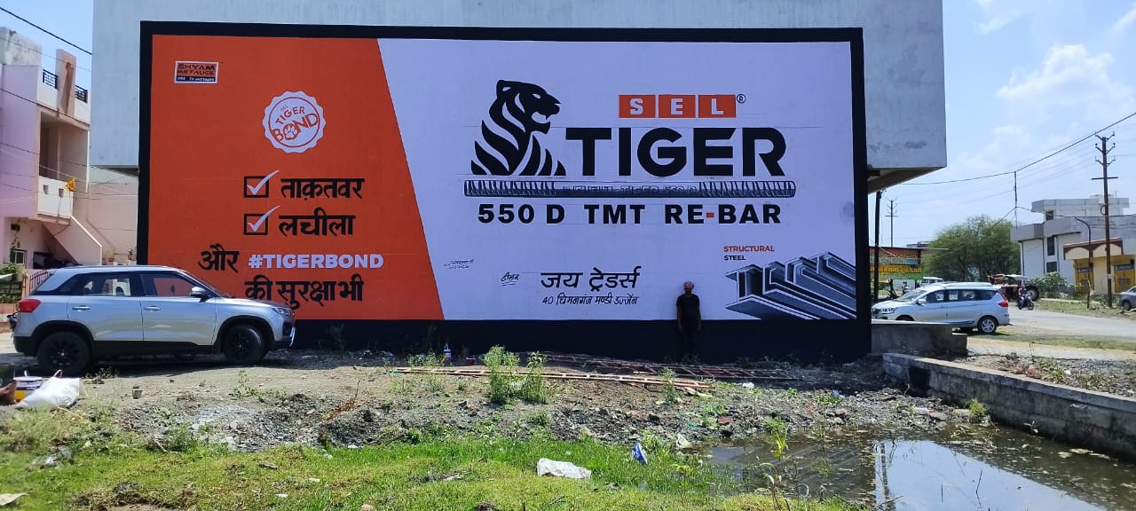 SEL Tiger 550D TMT wall painting