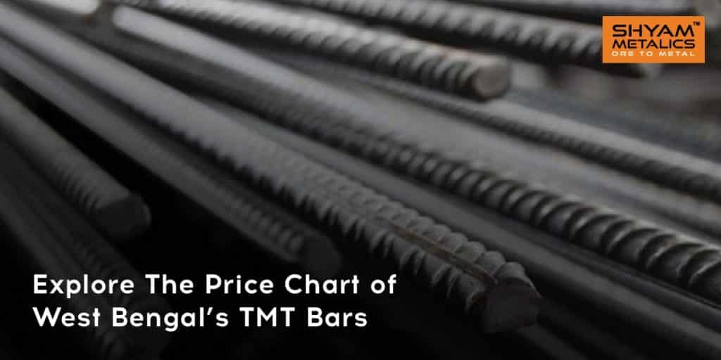 TMT bar price in West Bengal | Shyam Steel Rod Price List
