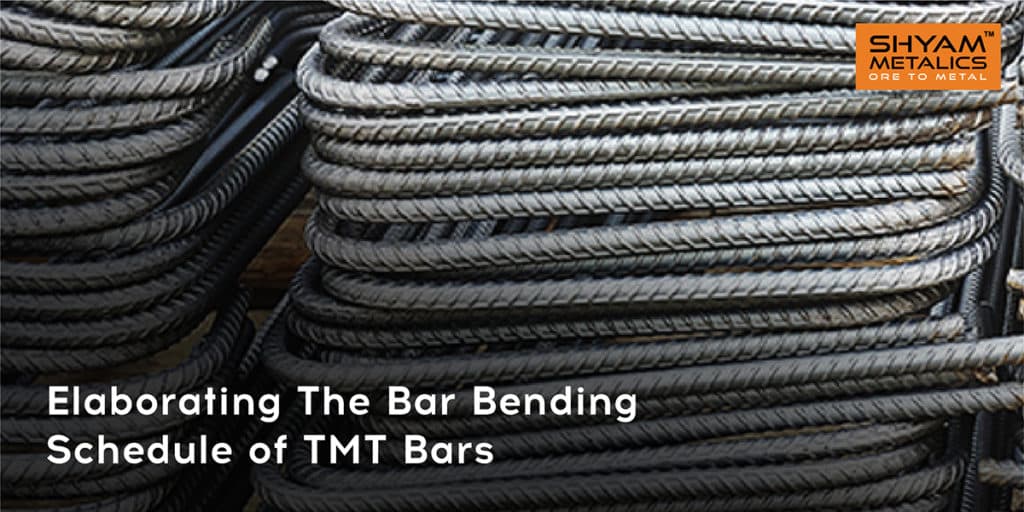 Elaborating The Bar Bending Schedule of TMT Bars