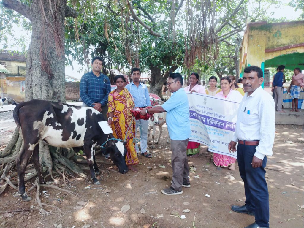 Animal health camp by Shyam metalics